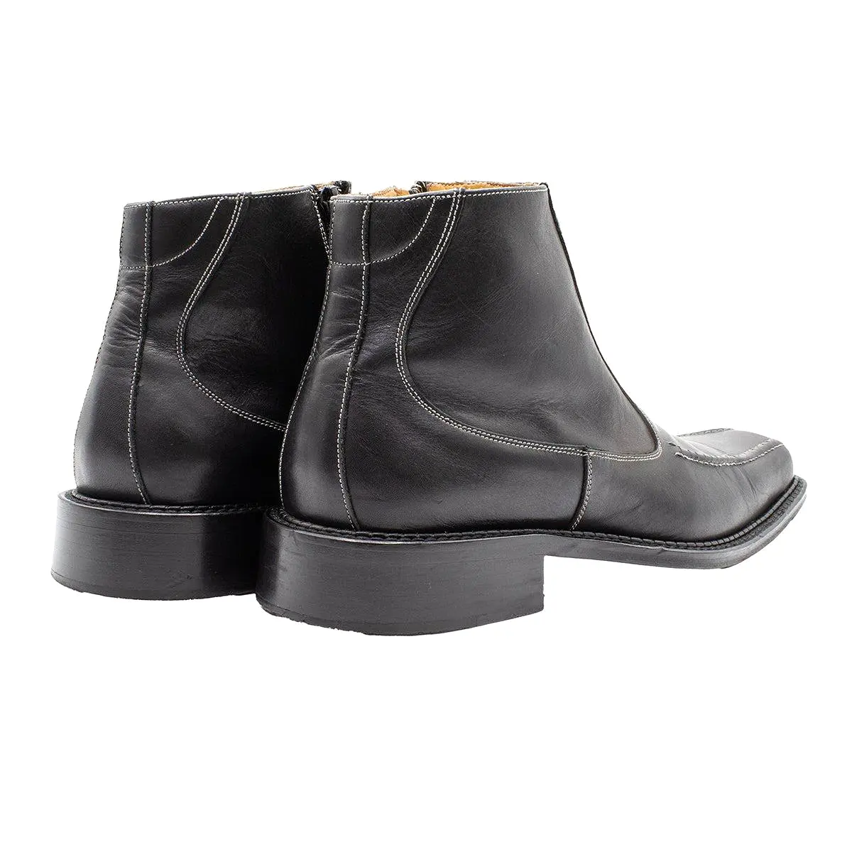 Silver Eyes Ankle Boots