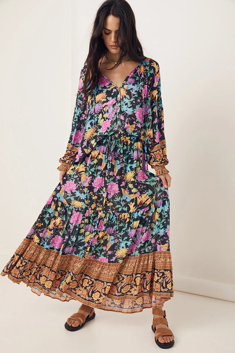 Spell & The Gypsy Butterfly Midi Skirt Firefly