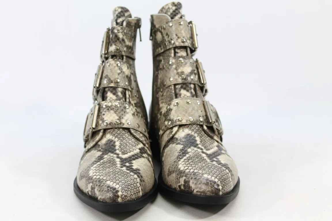 Steven New York Harmon White Snake Boots 5M(ZAP14418)