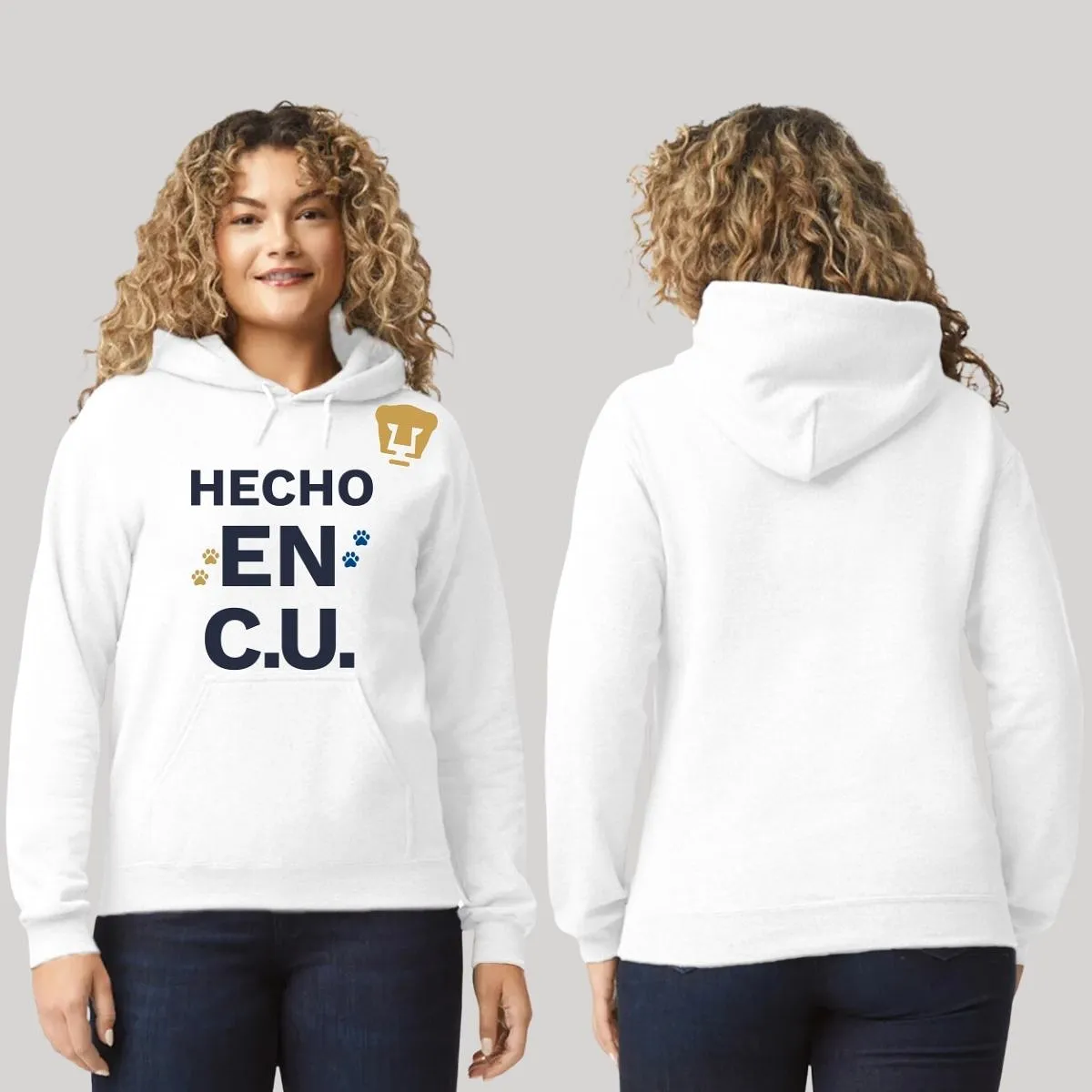 Sudadera Mujer Hoodie Pumas UNAM Hecho en C.U.