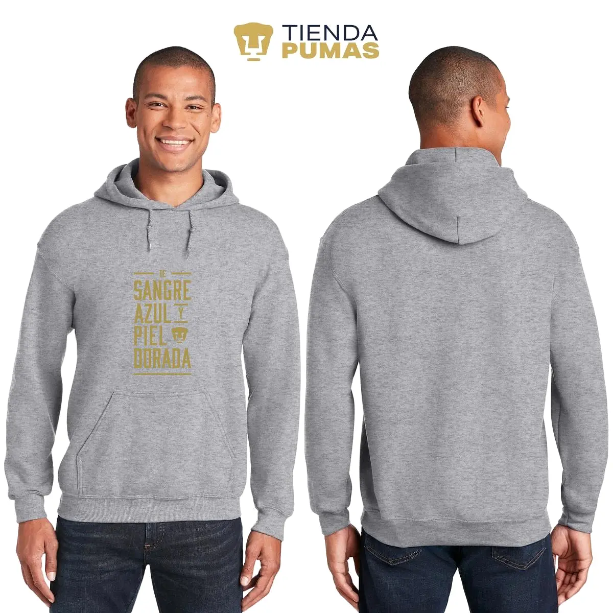 Sudadera para Hombre Hoodie Pumas UNAM De sangre azul