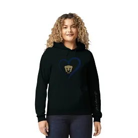 Sudadera para Mujer Hoodie Pumas UNAM Corazón Azul