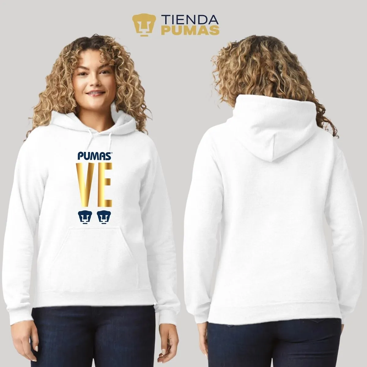 Sudadera para Mujer Hoodie Pumas UNAM Love 2