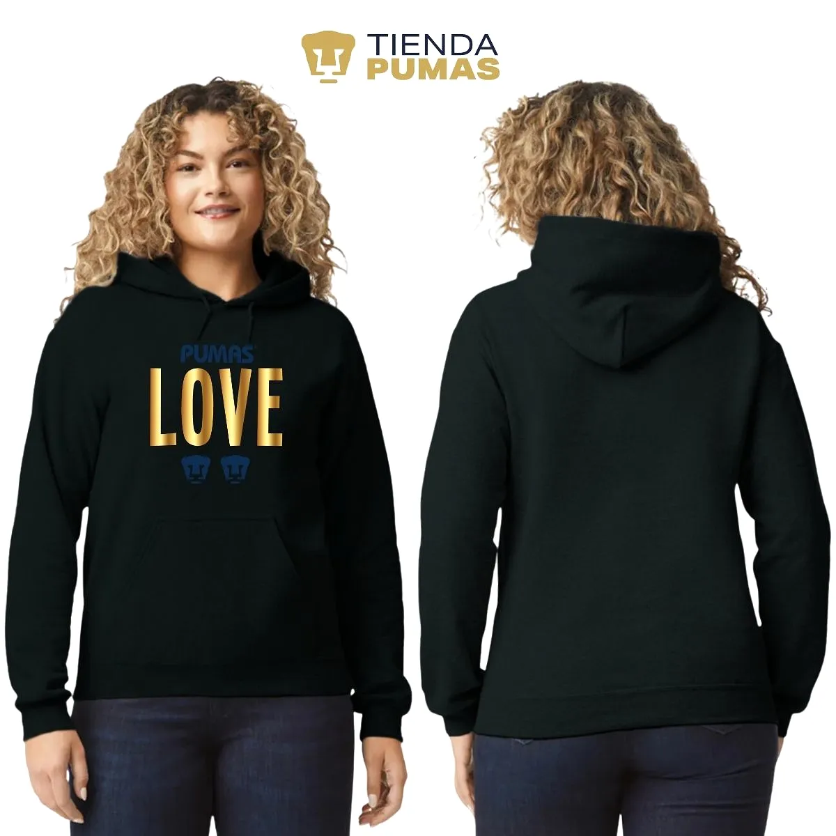 Sudadera para Mujer Hoodie Pumas UNAM Love