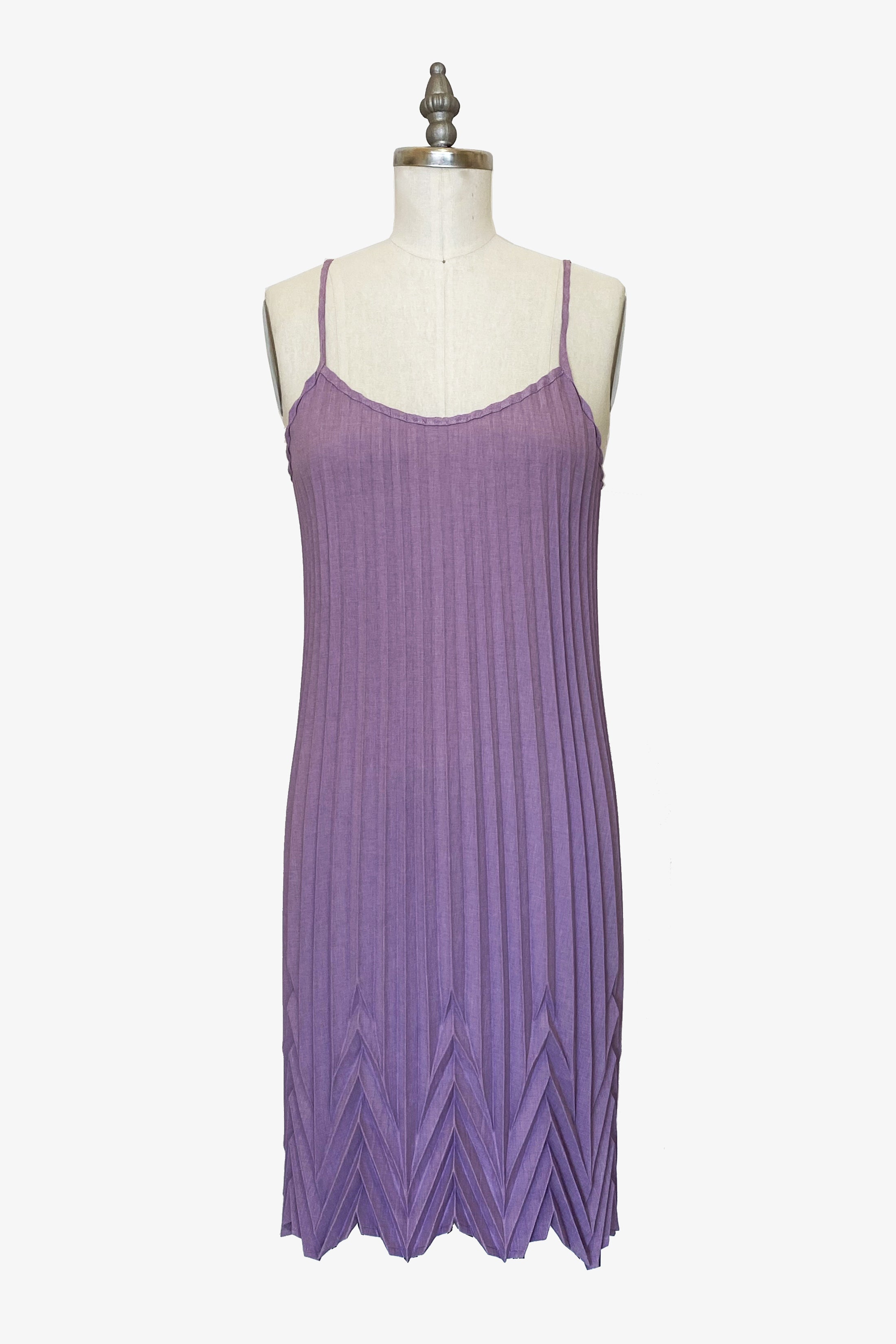 Sunburst Chevron Dress | Lilac