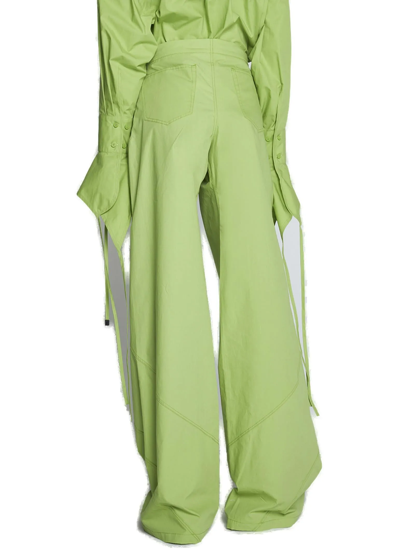 The Attico Over Hero Pleat Detailed Pants