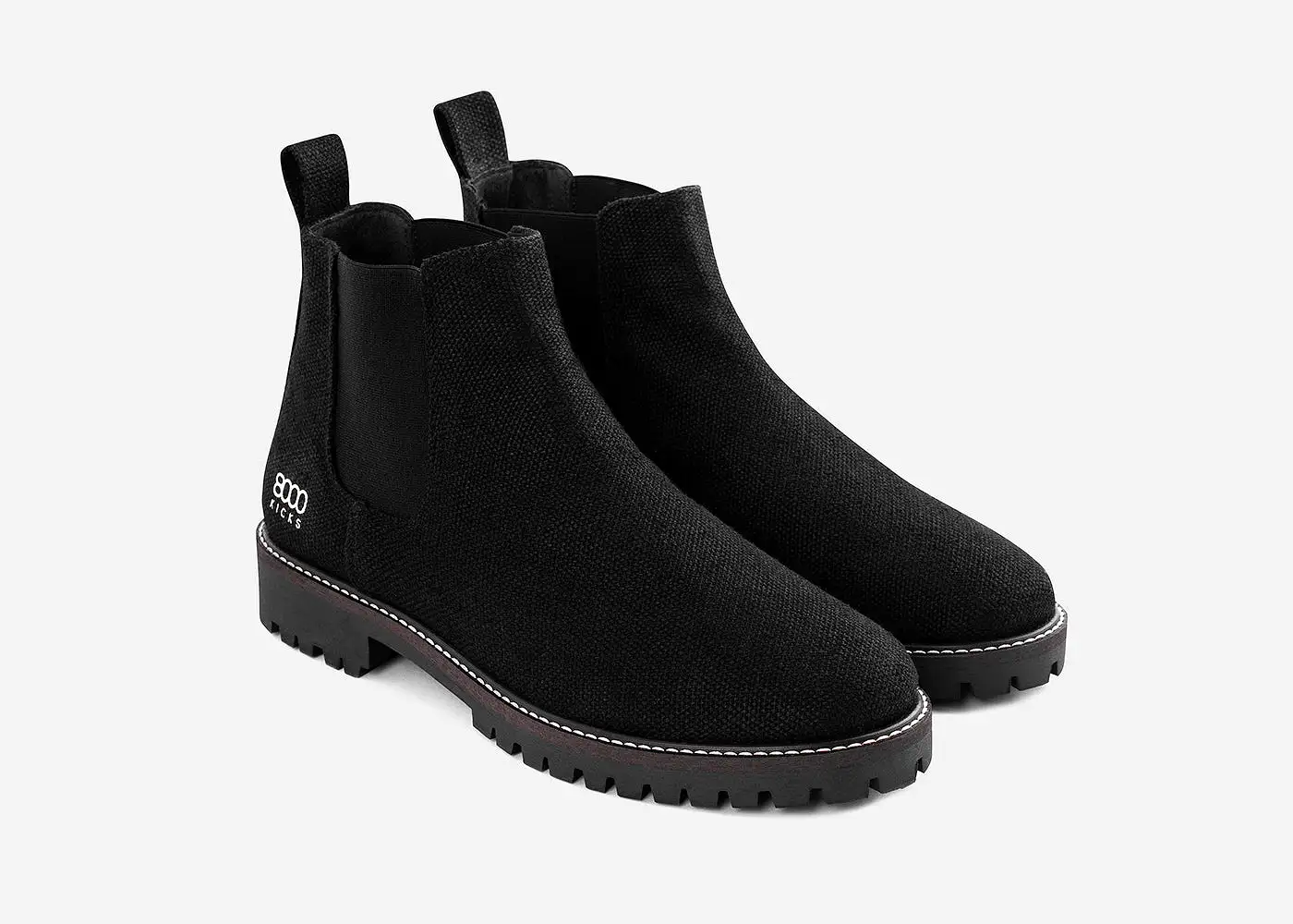 The Crossover Hemp Chelsea for Women in Black