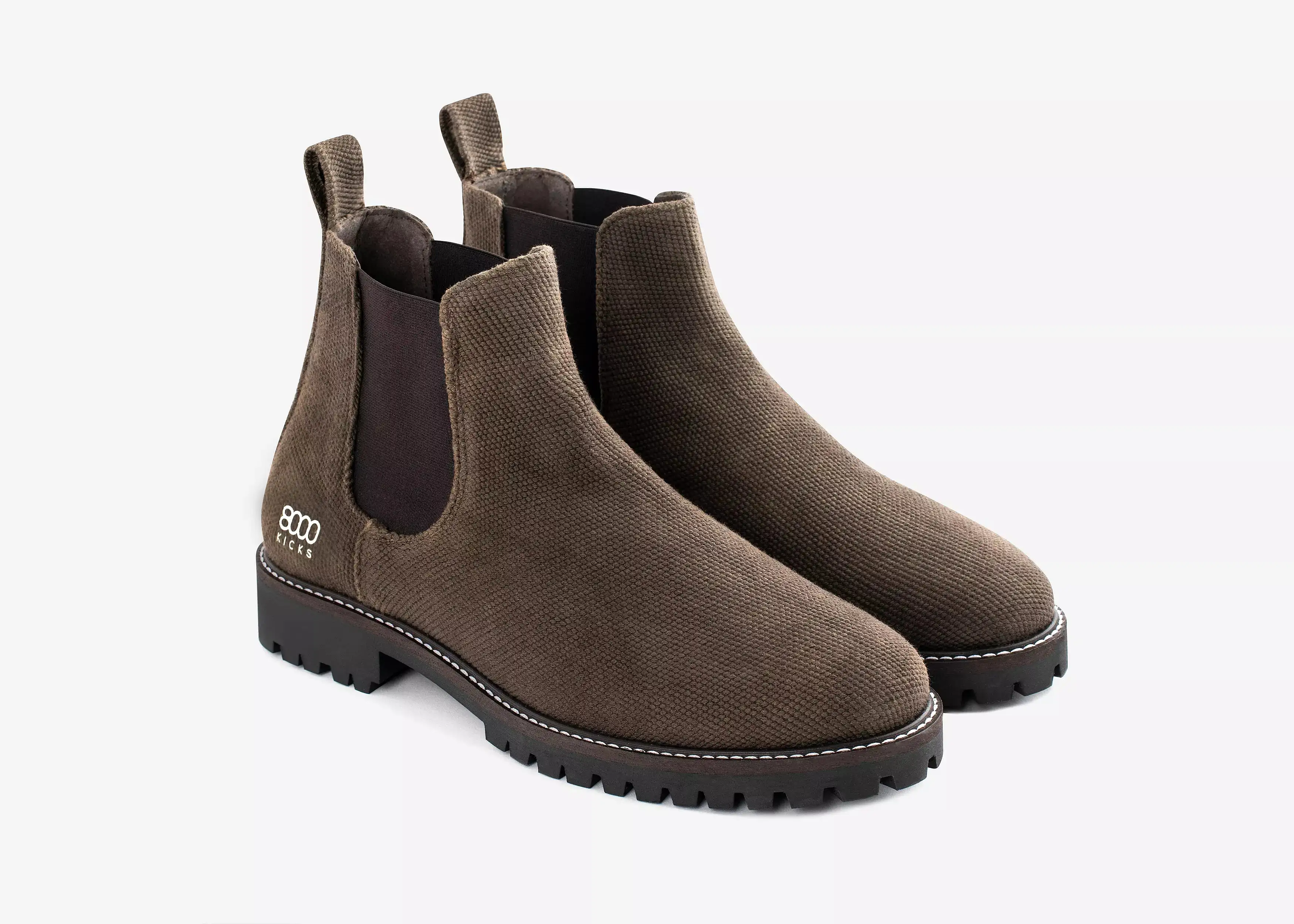 The Crossover Hemp Chelsea for Women in Dark Brown