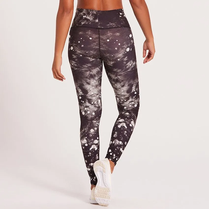 Tie Dye Barefoot Leggings - Moon Dust