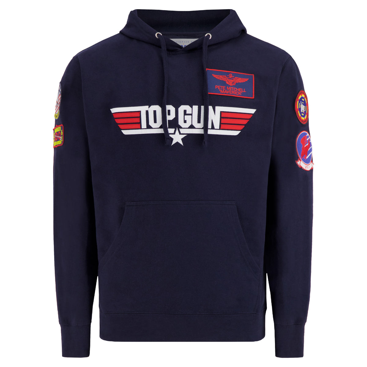 TOP GUN Unisex Logo Hoodie - NAVY