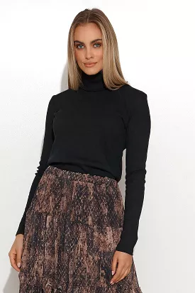 Turtleneck Jumper Black