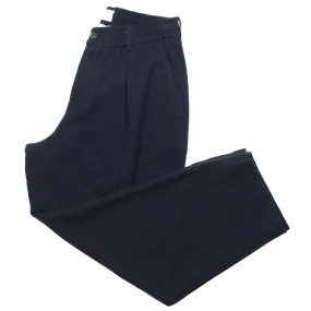 Universal Works - Oxford Pant Recycled Soft Wool - Navy