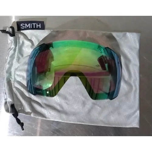 Used Smith I/O Mag Snow Goggle Replacement Lens (Chromapop Everyday Green Mirror)