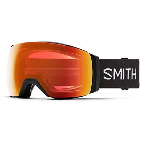 Used Smith I/O MAG XL Snow Goggle - Black '21 | Chromapop Everyday Red Mirror + Extra Lens