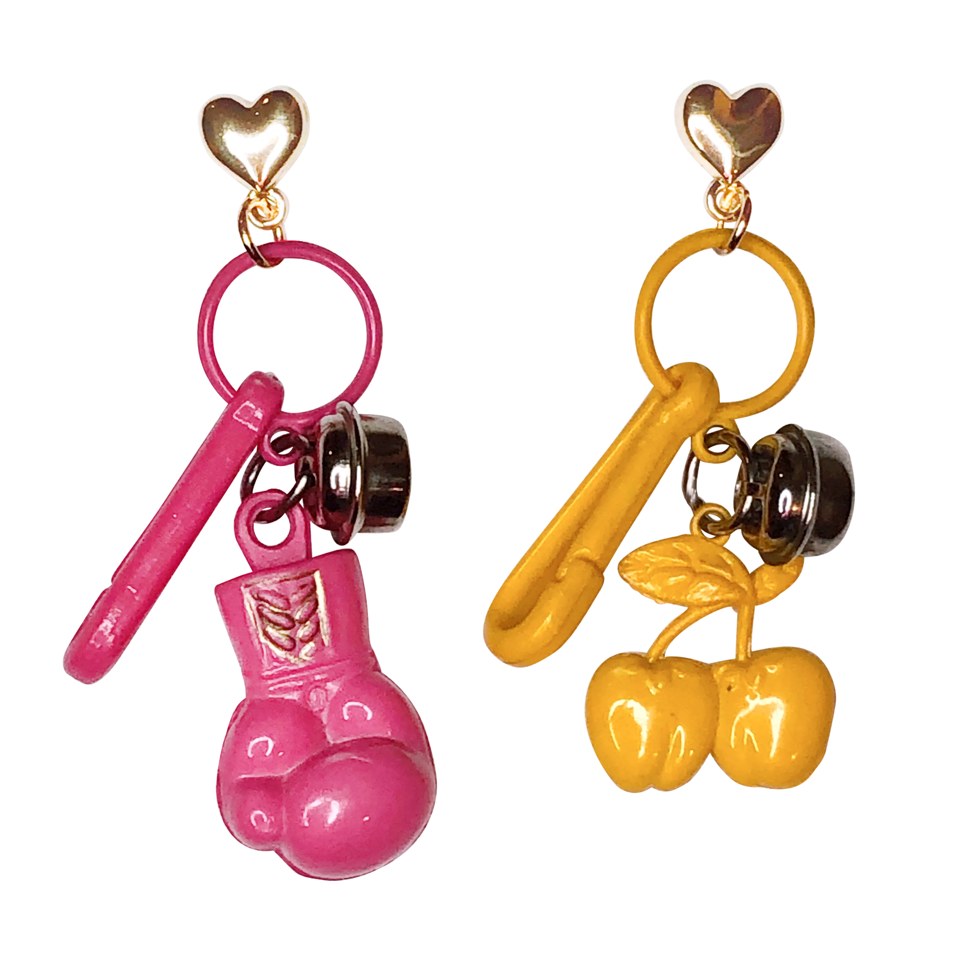 Vintage Sweet 'n Sour Charm Earrings