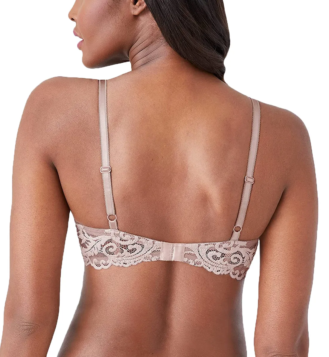 Wacoal Instant Icon Contour Plunge Underwire Bra (853322) - Cafe Au Lait