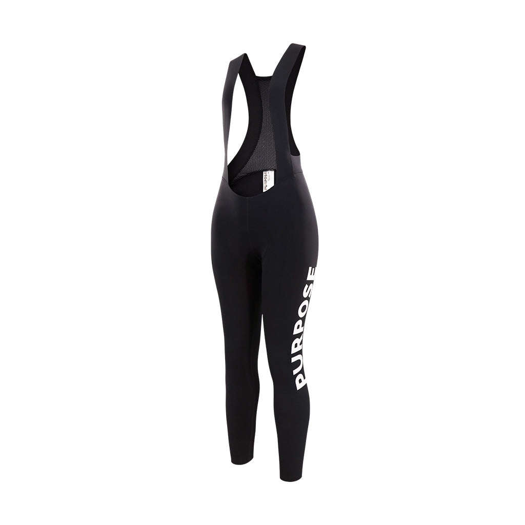 Women Long Cycling Bib Tights - High Waisted