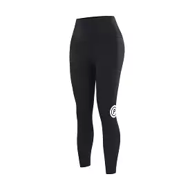 Women Long Cycling Tights - High Waisted + Back Pocket